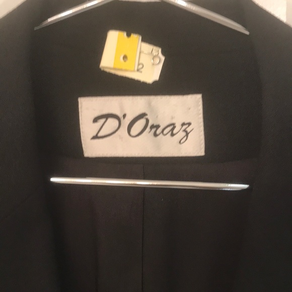 Black D’Oraz blazer, Sz 6 - Picture 2 of 7